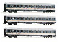 Set de trei vagoane Länderbahn ALEX - H0 Roco 74018